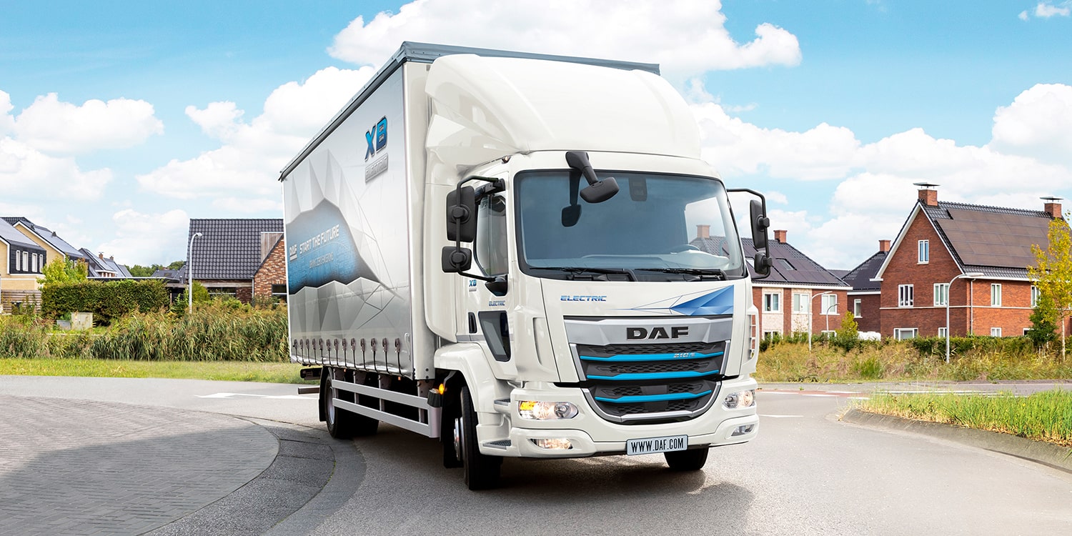 DAF apresenta seu novo caminhão elétrico para distribuição urbana com autonomia de 350 km