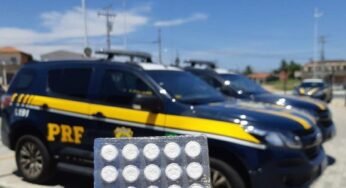 Caminhoneiro é flagrado com 76 comprimidos de anfetamina pela PRF em Alagoas