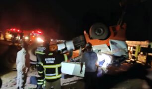 Feminicidio provoca acidente de caminhão e ceifa a vida de 5 caminhoneiros