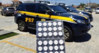PRF flagra caminhoneiro portando rebites e descumprindo a lei do descanso