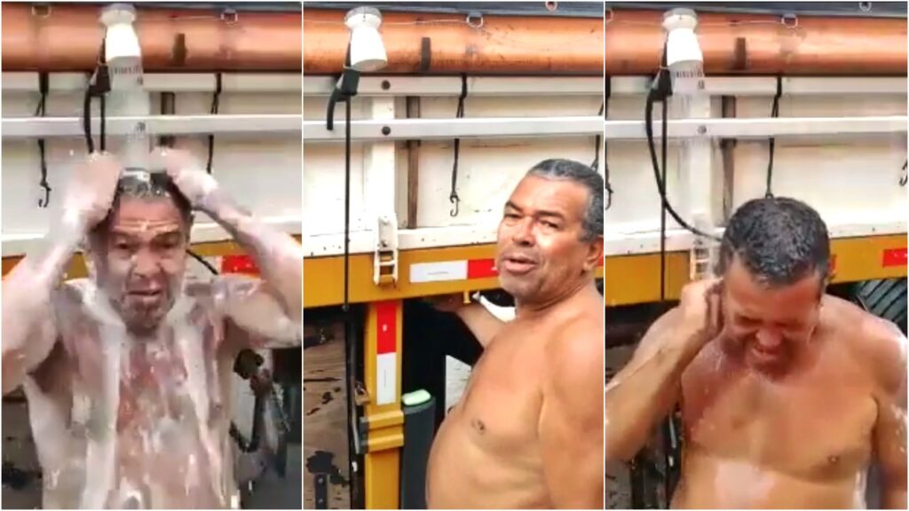 Quanto o motorista gasta para tomar banho nas estradas?