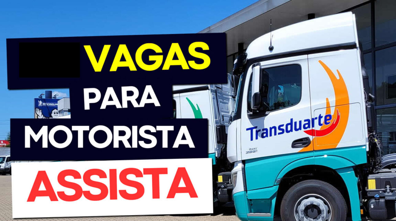 Transduarte abre 40 vagas para motorista carreteiro