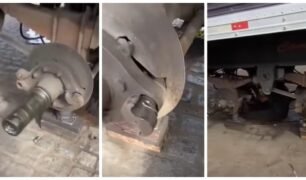 Caminhoneiro revela revolta por danos causados por buracos no asfalto