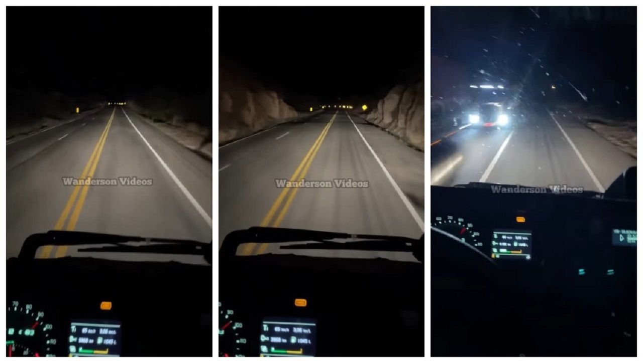 Caminhoneiro relata perrengue enfrentado com entidade