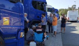Caminhoneiros estrangeiros fazem greve de fome na Alemanha por falta de pagamento