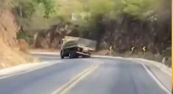 Caminhoneiro Morre Após Caminhão Sem Freios Tombar em Rodovia