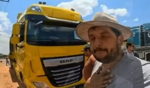 Caminhoneiro e Youtuber Carlinhos 262 se envolve em acidente com vítima fatal