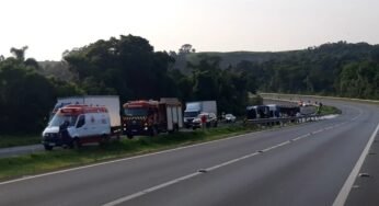 Caminhoneiro morre em acidente decorrente de ultrapassagem indevida