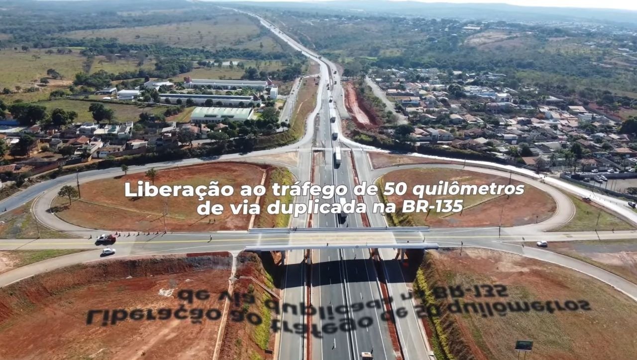 Liberação dos 50 km de duplicação da BR-135 melhora a trafegabilidade para os usuários