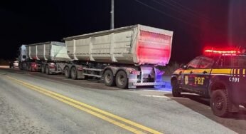 PRF recupera em, Roraima, caminhão roubado em São Paulo
