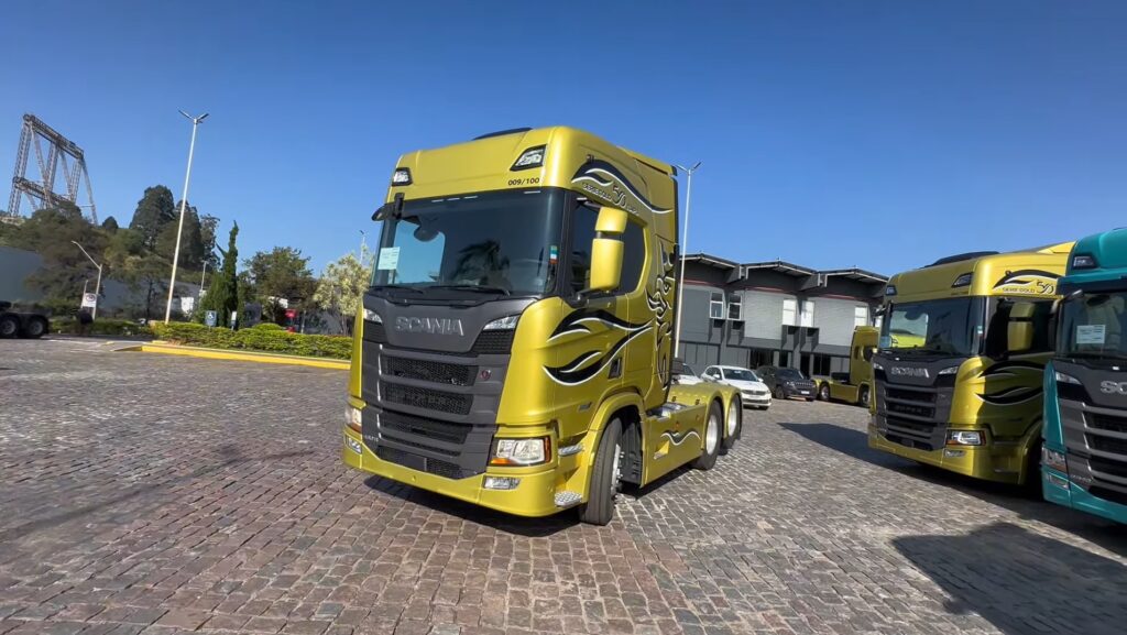 Veja como ficou a nova edição limitada do Scania Gold Edition