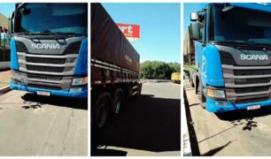 Caminhoneiro perde parte do implemento da carreta durante o tráfego