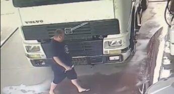 Caminhoneiro é acusado de dar um calote de R$4 mil em um posto de combustível