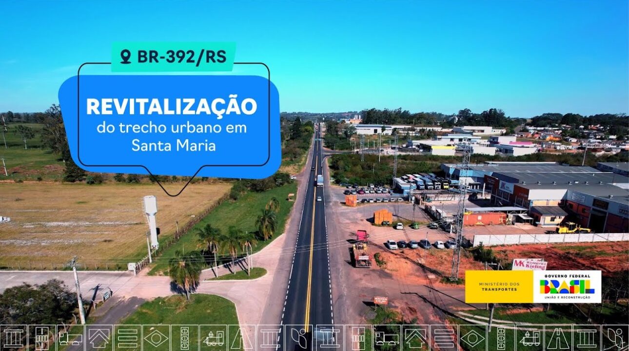 BR-392 ganha revitalização do ministério dos transportes