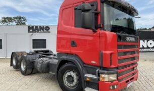Caminhoneiro compartilha sua experiência com o Scania R420