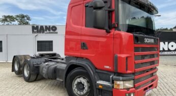 Caminhoneiro compartilha sua experiência com o Scania R420