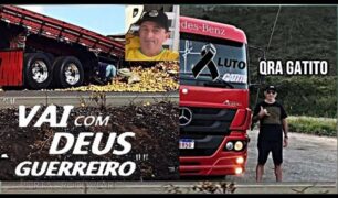 Colisão fatal entre caminhão e carreta deixa QRA Gatito morto