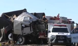 Colisão frontal termina na morte de dois caminhoneiros em Mato Grosso