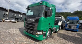 Conheça o primeiro Scania 460 super verde eucalipto