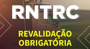 Prazo para revalidação do RNTRC termina em março