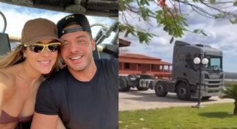 Wesley Safadão ganha um Scania P320 de presente de Natal