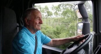 A estrada é sua história: a inspiração de seu João, o caminhoneiro de 80 anos