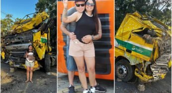 Caminhoneira Fran Cândido sofre grave acidente e detalha o incidente