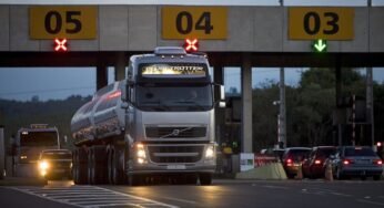 Caminhoneiros estão enfrentando problemas em relação ao eixo erguido no pagamento de taxas de pedágios