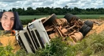 Acidente com caminhão Volvo FH 400 tira a vida de jovem passageira
