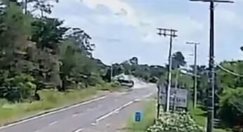 Caminhoneiro perde a vida após explosão de veículo