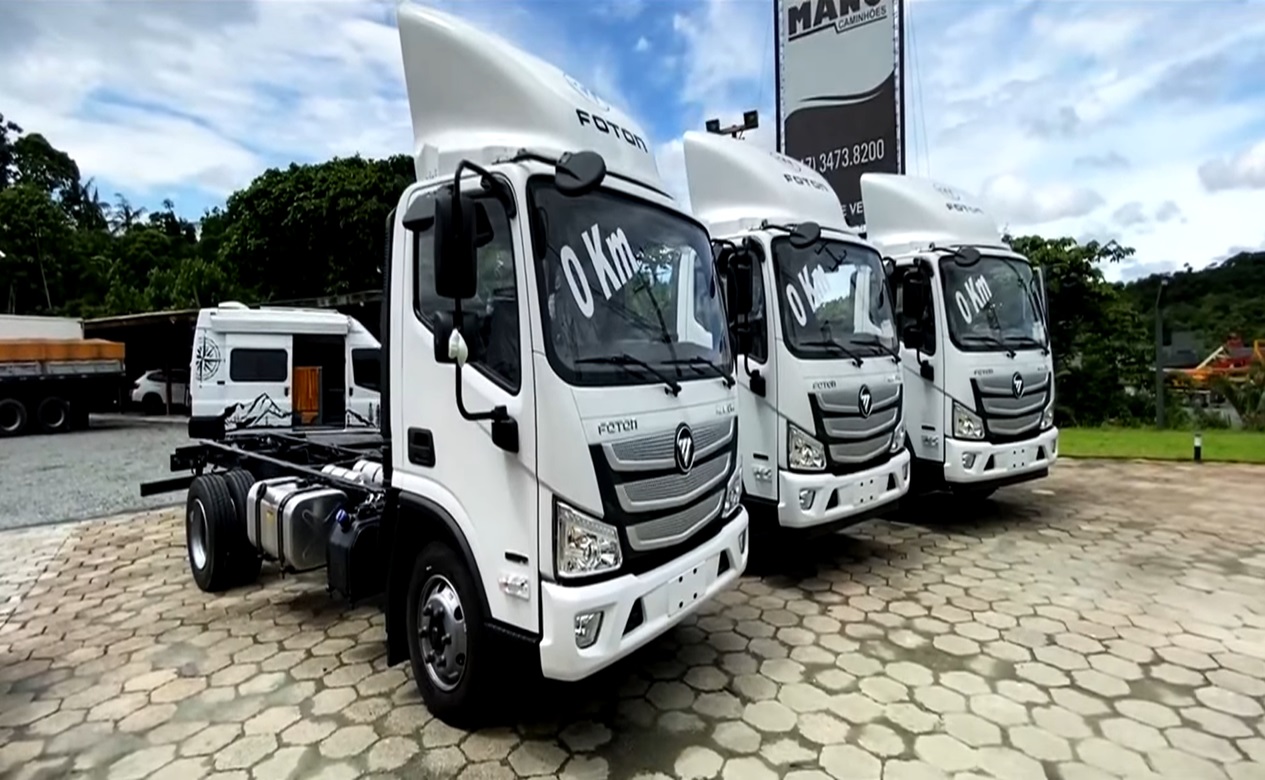 Foton lança caminhões zero km com acabamento impecável e mecânica confiável
