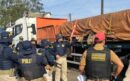 Polícia Rodoviária Federal intensifica fiscalização e para dezenas de caminhões em Santa Catarina