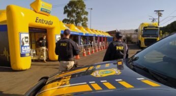 Saúde nas estradas, PRF promove ação para motoristas profissionais