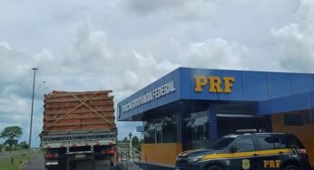 Carga irregular: PRF apreende carregamento sem nota fiscal