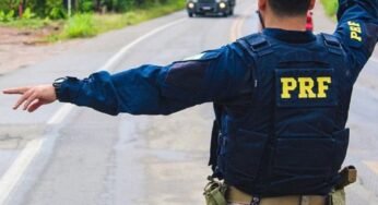 Flagrante de excesso de peso em transporte de laranjas na BR-101