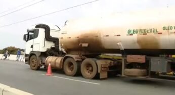 PRF confirmar que carreta tinha freios adulterados após acidente envolvendo dois carros