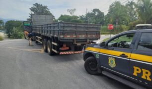 PRF recupera caminhão poucas horas após roubo