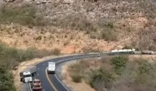 Serra da Mangabeira leva perigo com a imprudência de caminhoneiros