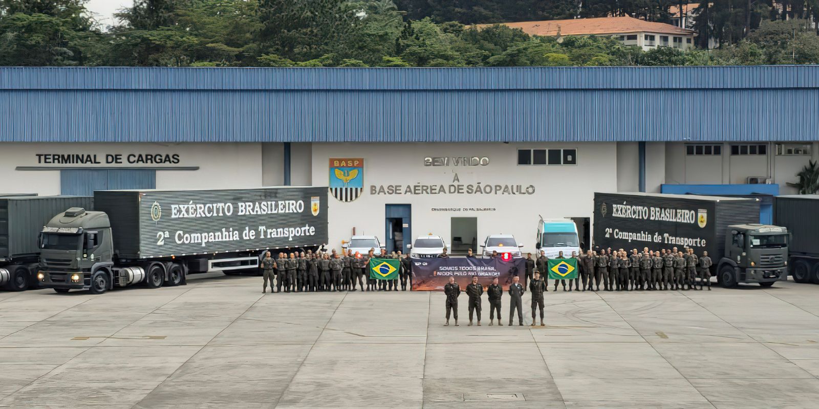 Corrente do bem lota nove caminhões em São Paulo para doação ao Rio Grande do Sul