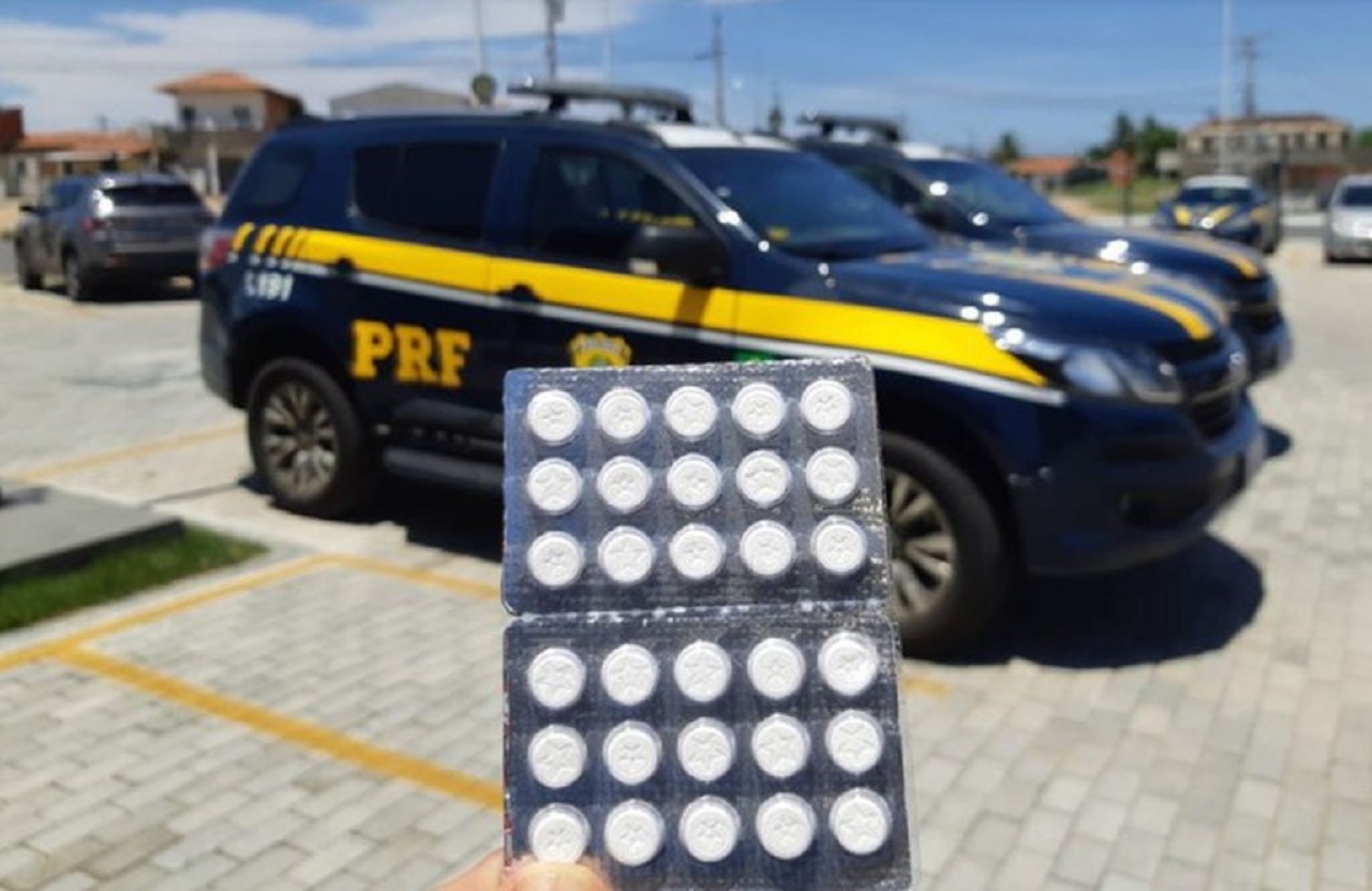 PRF apreende anfetaminas em fiscalização no interior da Bahia
