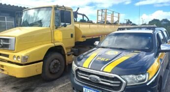 PRF apreende caminhão tanque adulterado na Bahia