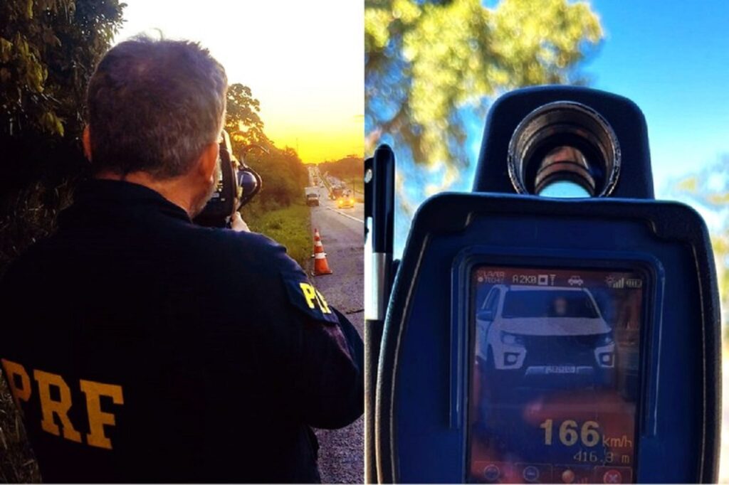 Polícia Rodoviária Federal registra quase 5.000 veículos em alta velocidade