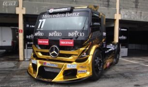 Veja o caminhão Mercedes Benz da Copa Truck