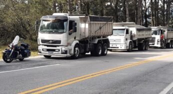 PRF  intercepta caminhões com quase 37 toneladas de excesso de peso