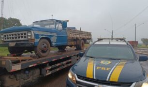 PRF recupera caminhonete roubada no Mato Grosso do Sul