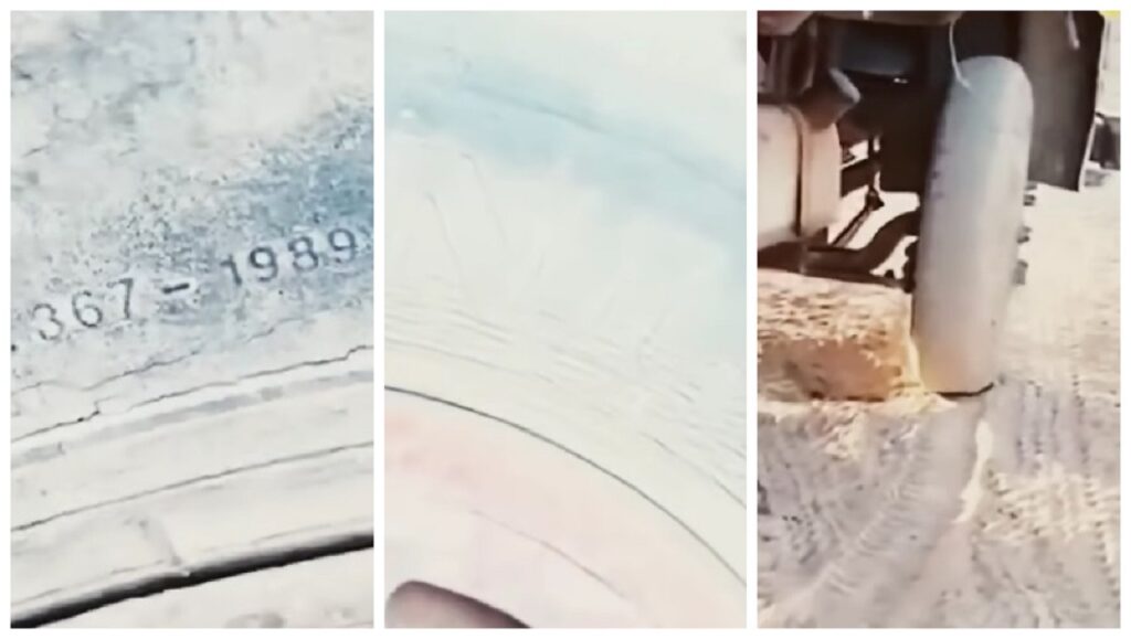 Veja o pneu mais antigo rodando já visto