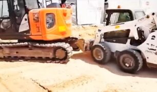Canal do YouTube satiriza situação com máquinas pesadas