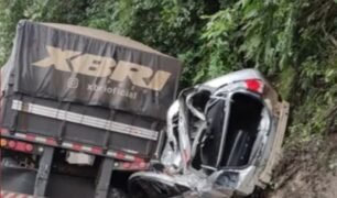 Cadeira de segurança salva bebê após acidente com caminhão no Paraná