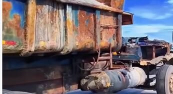 Caminhão “Mad Max”: a corrosão causada pelo sal transforma veículo em relíquia pós-apocalíptica
