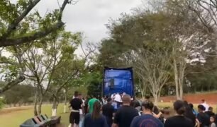 Cena emocionante em velório de caminhoneiro chama a atenção em cemitério